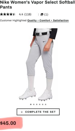 Nike Womens 3/4 Length Vapor Select Softball Pants