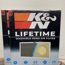 K&N Washable Home Air Filter 20”x25”x1” New