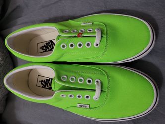 Vans Era Neon Green Canvas Sneakers