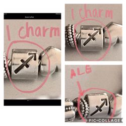 1 Pandora Sagittarious Zodiac Symbol charm