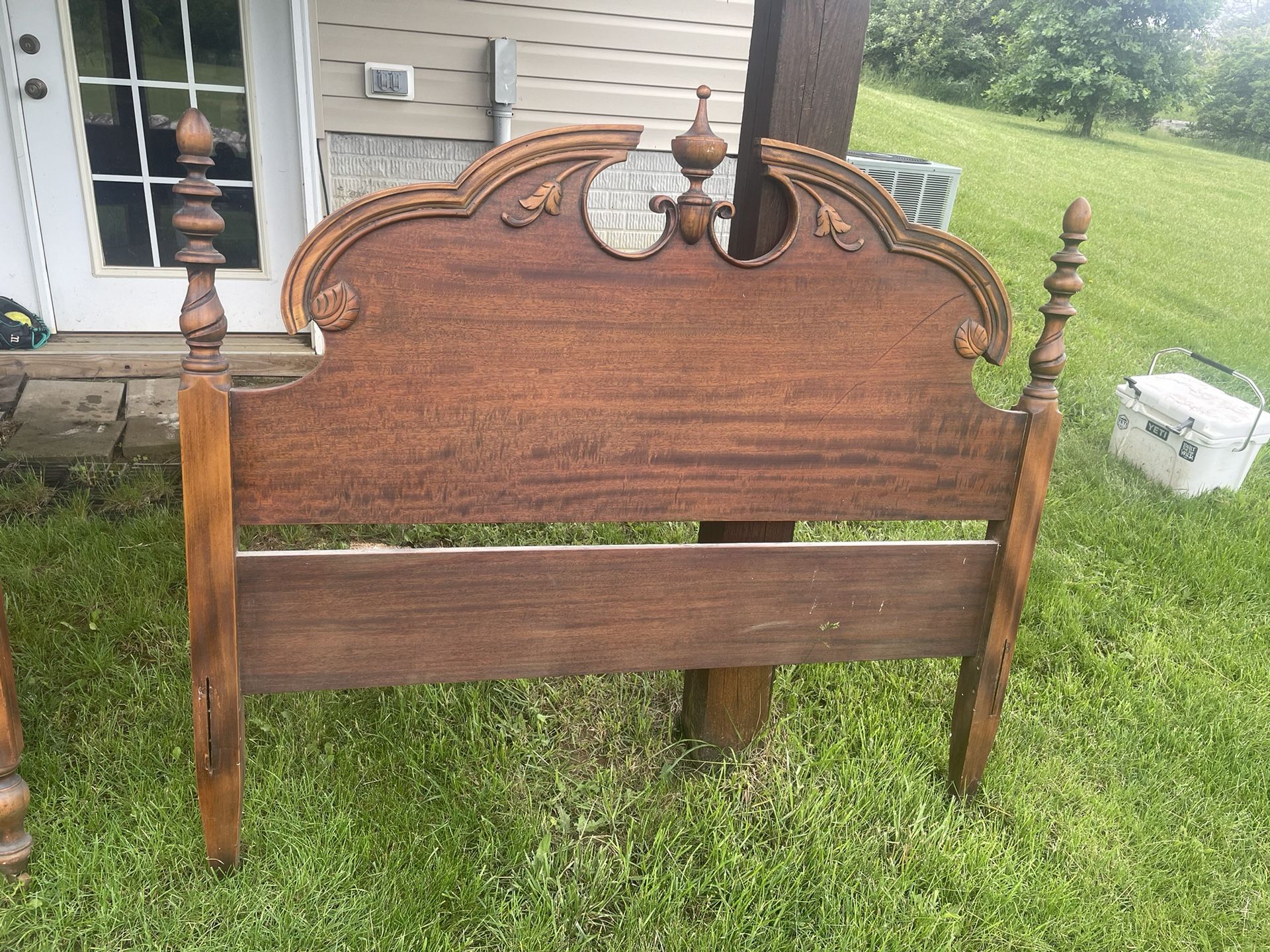 Three Piece Antique Mahogany Bedroom Set