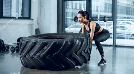 CrossFit Tractor Tires for fitness training!
