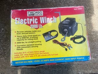 Electric 2000lb Winch