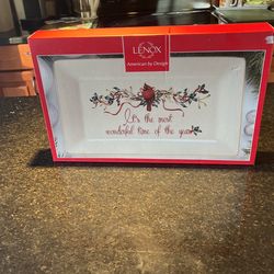 Lenox Christmas Platter
