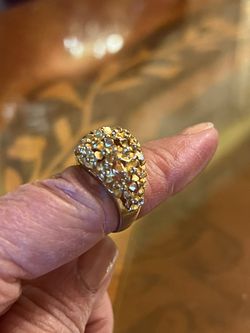 Beautiful Gold Nugget Ring 