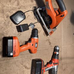 Black & Decker 18v 3 Pcs Set 