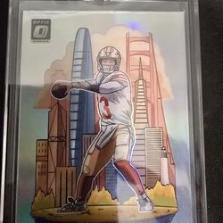 2024 Donruss Optic Brock Purdy Downtown San Francisco 49ers #4 Case Hit SSP