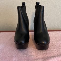 Steve Madden “Shriling Blk Leather