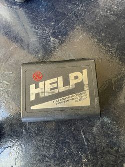 GE HELP ! FULL POWER 40 CHANNEL 2-WAY EMERGENCY / INFO CB Radio Model 3-5909B