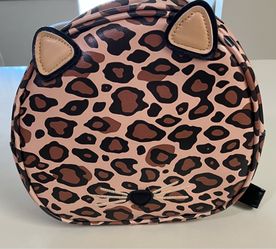 Leopard print child’s backpack