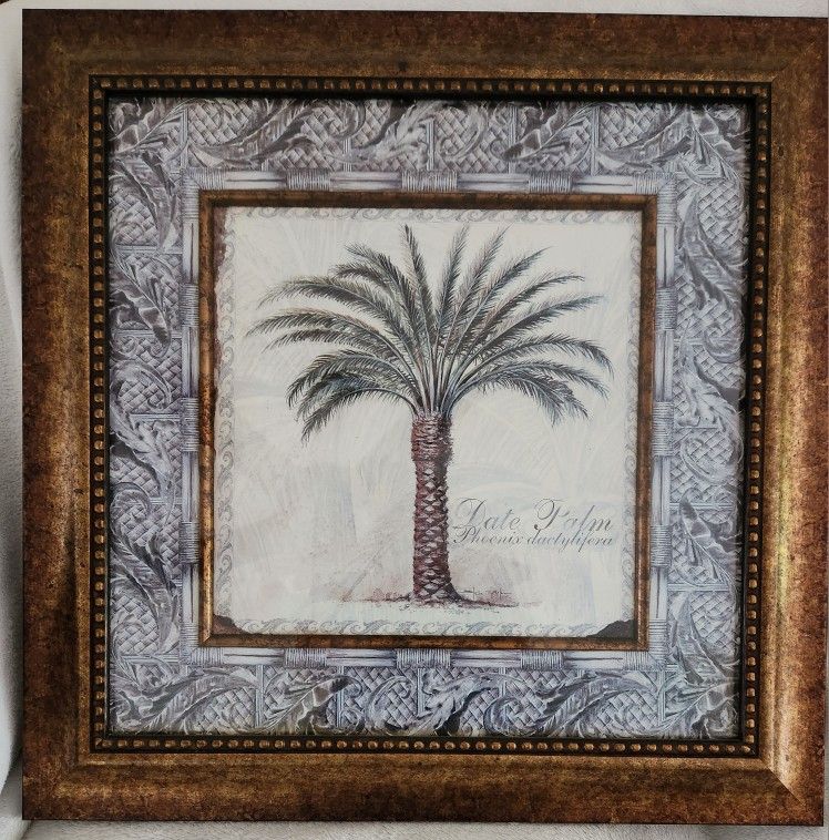 Palm Tree Wall Art Set Of 2