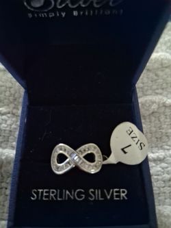 925 Sterling Silver Infinity Ring