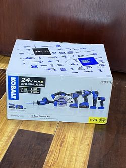 Kobalt 24v 6pc Cambo Tool Kit