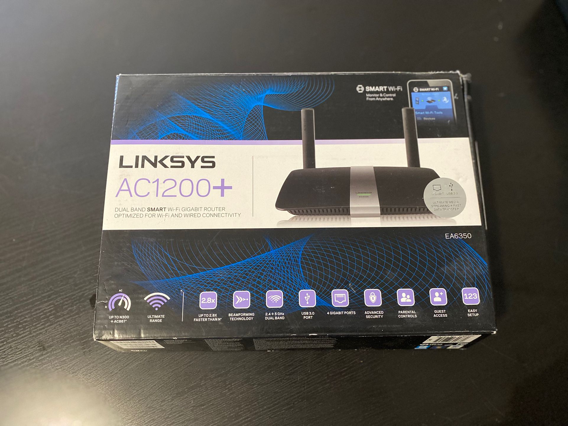 Linksys AC1200+ - Dual Band Gigabit Router