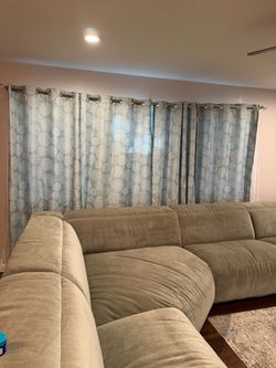 Curtain with rod