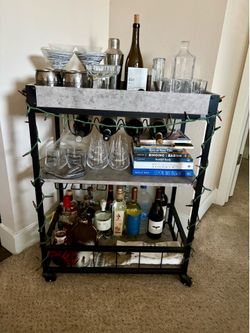 3-Tier Bar Cart
