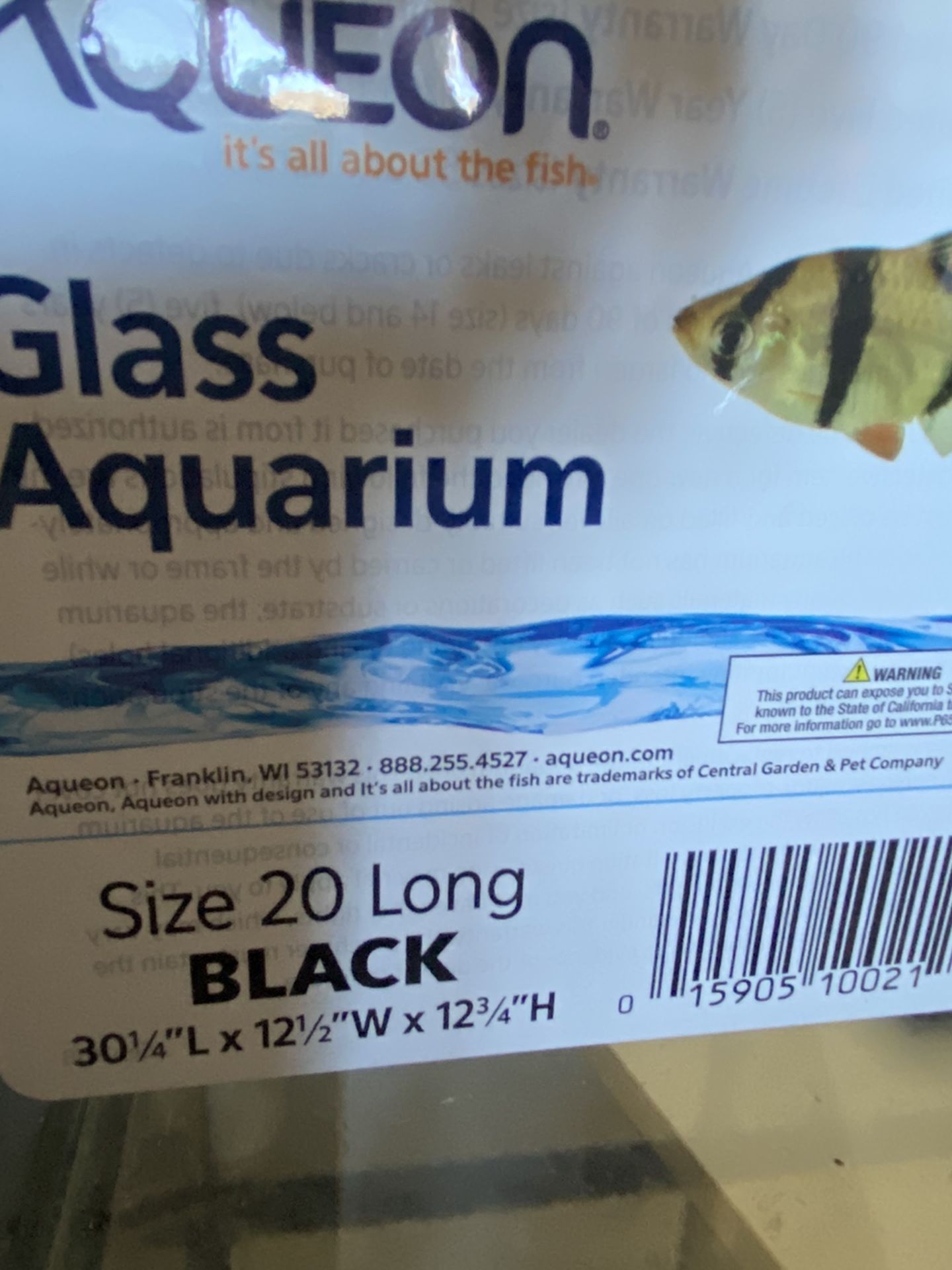 Aqueon Glass Fish Tank
