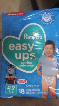 Pampers Easy Ups 4t -5t Thomas an Friends Boys Fit Like Underwear