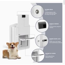 Double-Flap Pet Door for Wall or Door