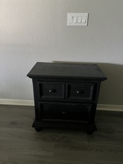 Black Nightstand Dresser