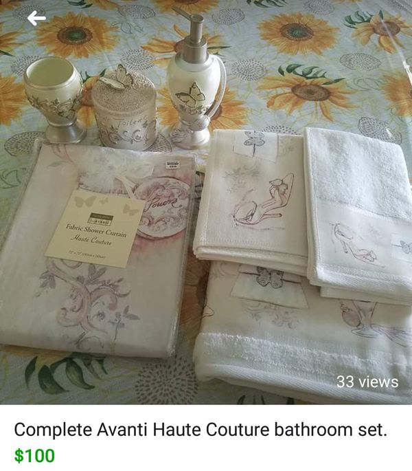 Complete Avanti Bathroom Set Haute Couture For In Cape C 100