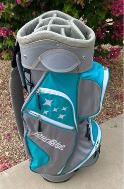 Tour Edge 10 way cart Golf Bag  With cooler pocket and Rain Hood   🏆