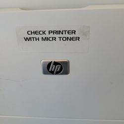 CHECK PRINTER WITH MAGNETIC TONER 