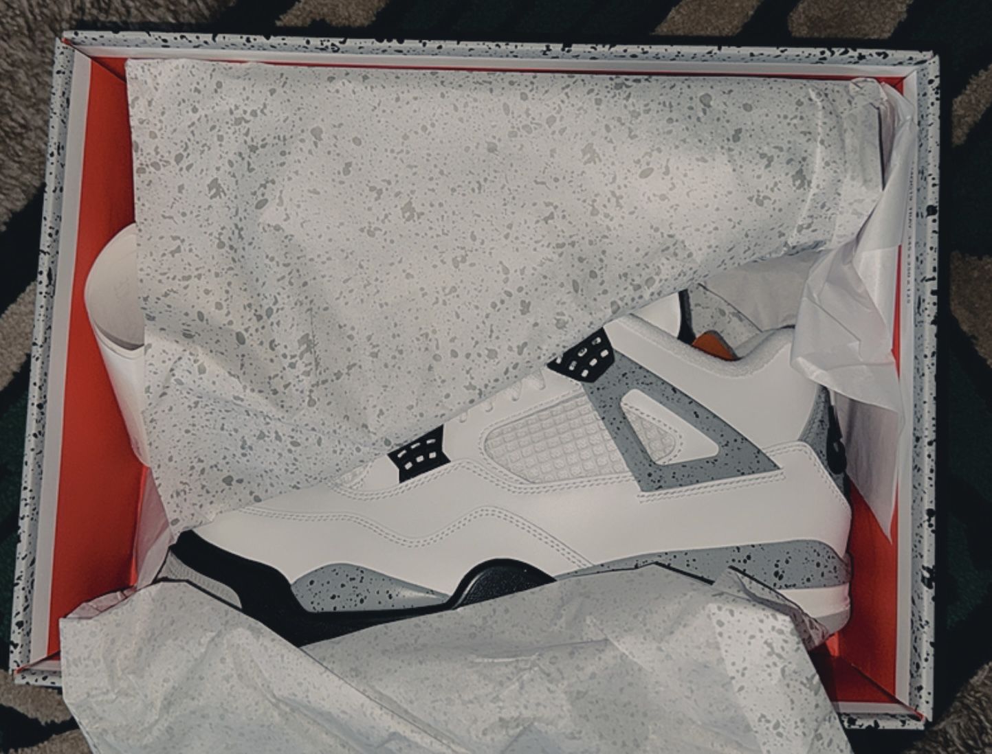 Jordan 4 Retro White Cement Size 10.5 Men 