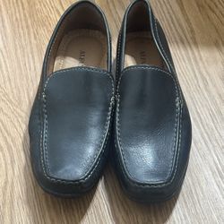 Alfani Men’s Stitch Shoes 12 Black Loafers Slip Ons Preppy