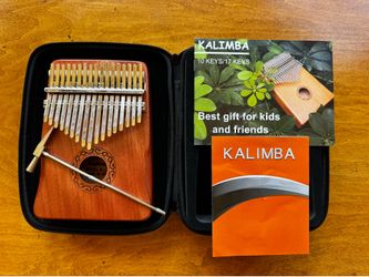 17-Key Kalimba (Thumb Piano) with Case — Model W-17T