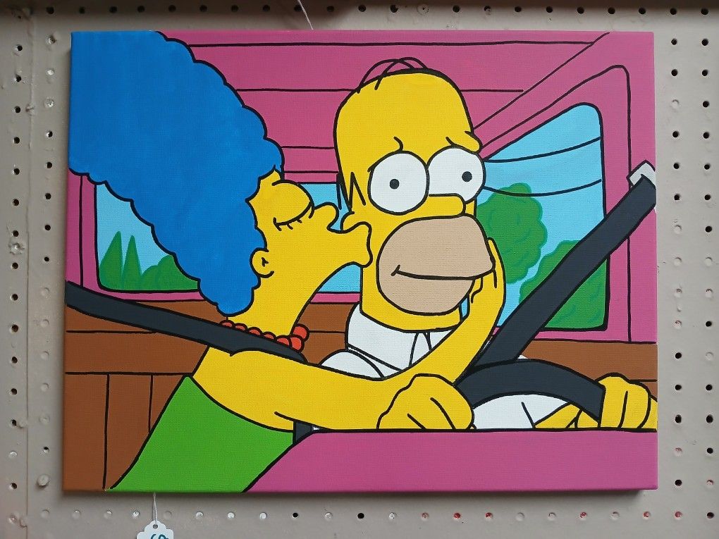 14x16 The Simpsons Painting