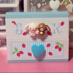 RARE Sugarbunnies Blue Strawberry Drawer