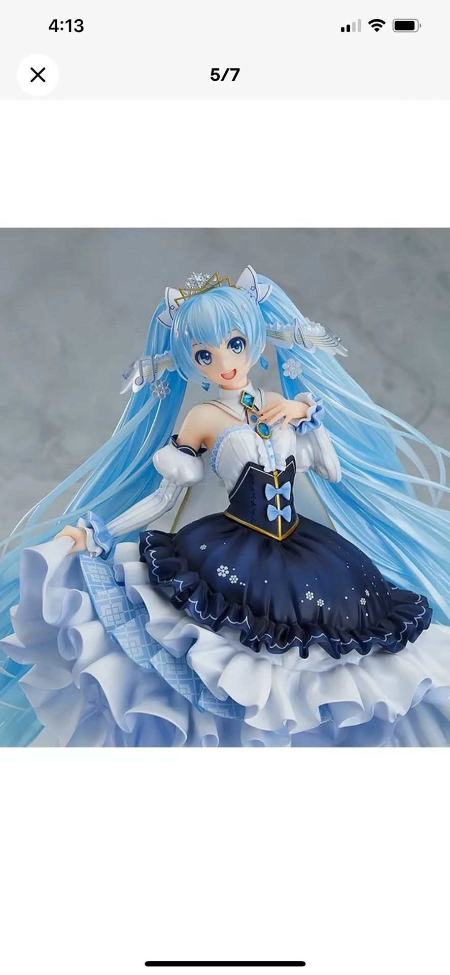 Goodsmile Hatsune Miku Snow Princess ver 2019 10th Anniversary 1/7