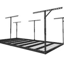 FLEXIMOUNTS GR48B-E 4x8 Ceiling Storage Rack Black