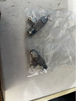 Stainless steel air fittings are 6 mm OD tube union tease