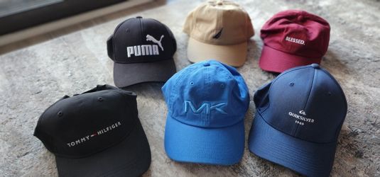 6 Designer Hats $10 Total