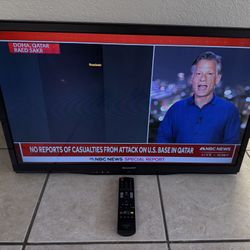 Sharp AQUOS 32” LCD LC-32LE450U Tv With Remote 