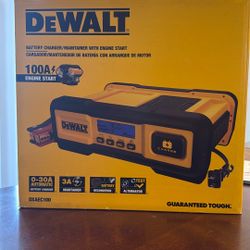 DeWalt Bench Battery Charger With 100A Engine Start