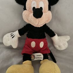 Collectible Vintage Shaggy Mickey Mouse plush