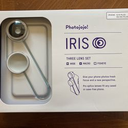 New IRIS Three Lens Set For iPhone 6, 6 Plus, 6s, 6s Plus