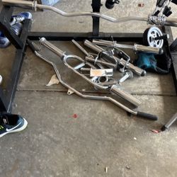 Squat, Rack, Bench Press