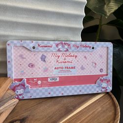 Kuromi and My Melody License Plate