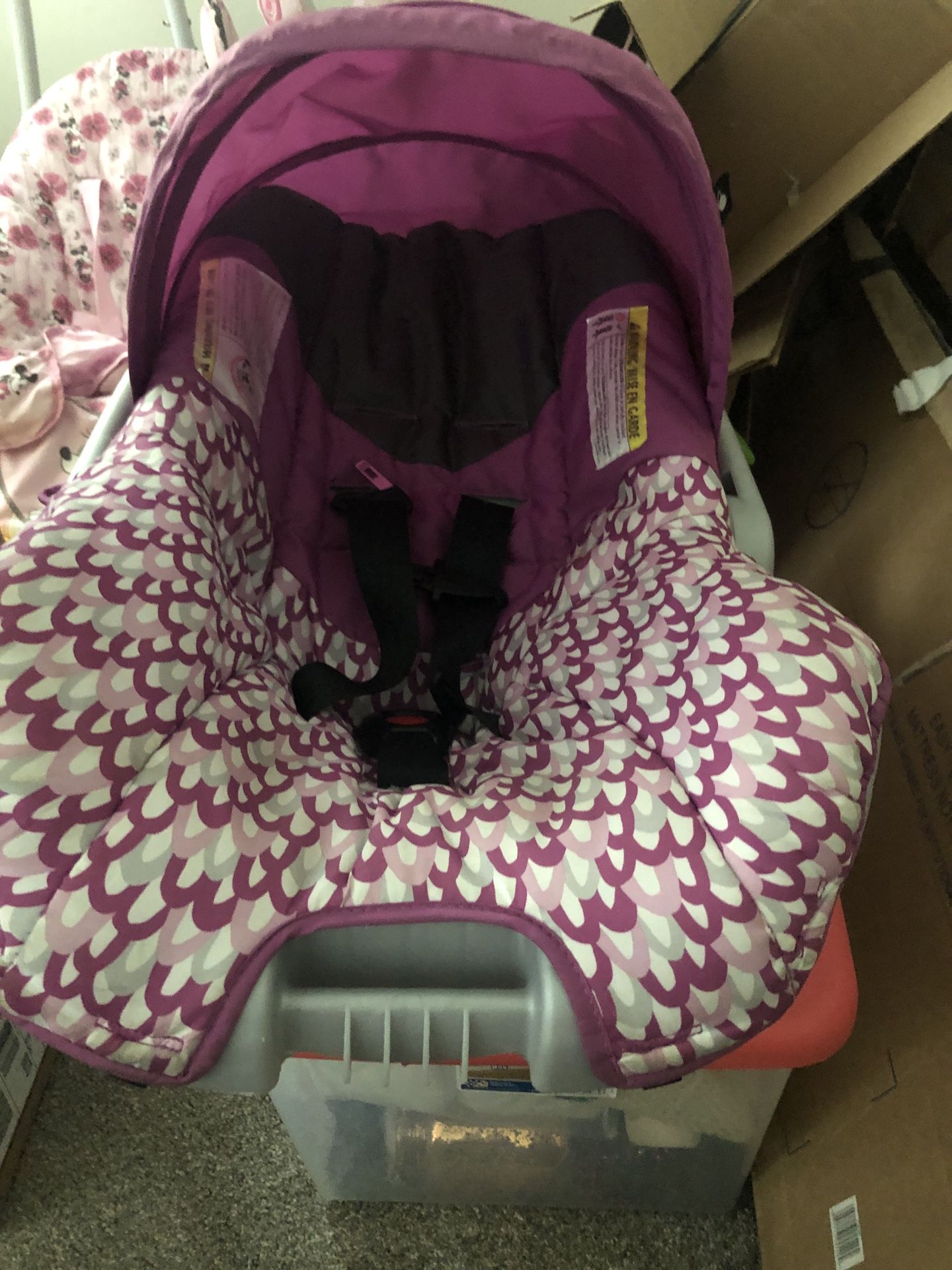 Covered Car Seat