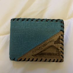 Handcrafted Turquoise Wallet from El Salvador