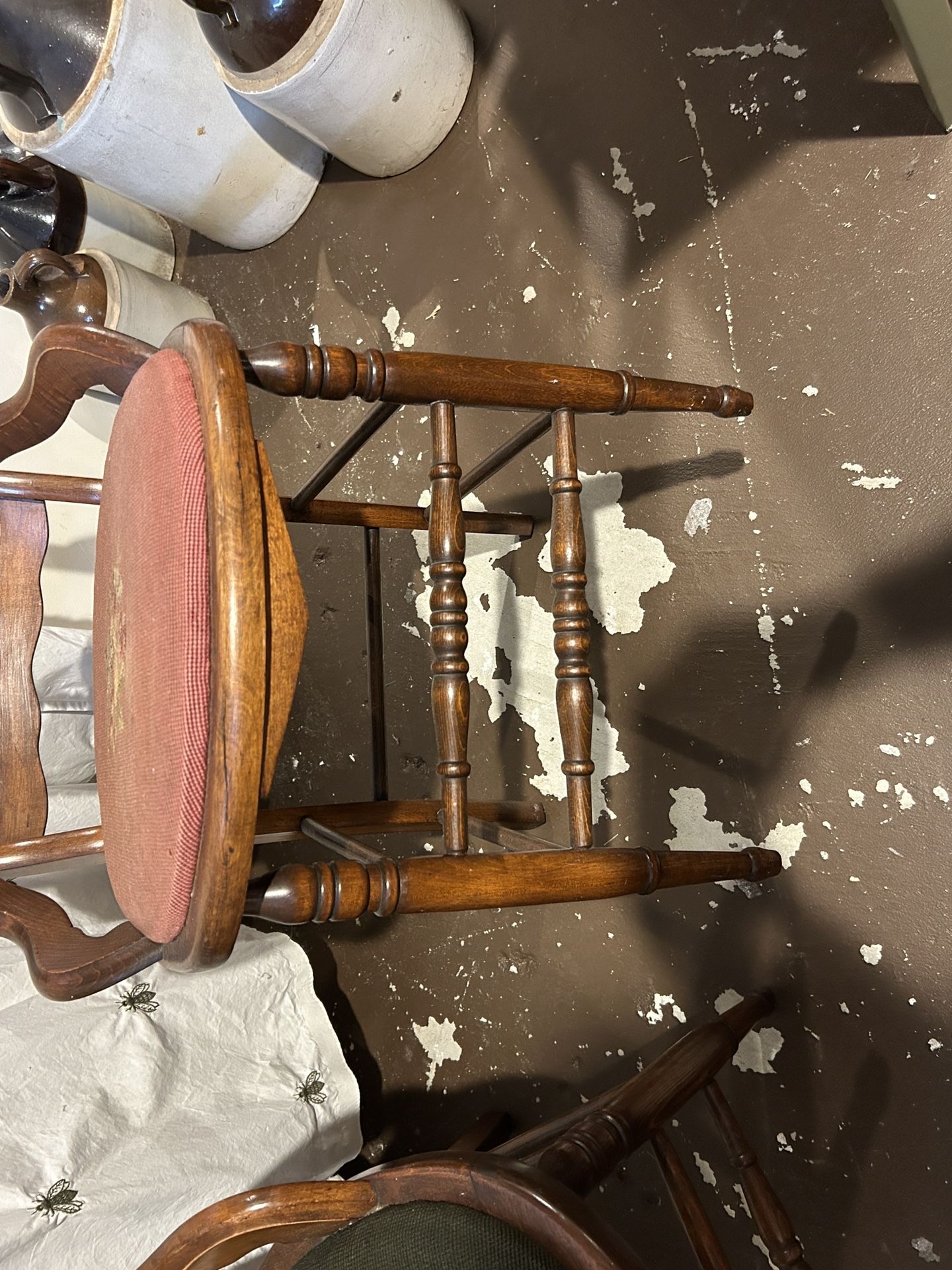 Two antique Victorian chairs