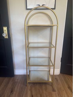Gold Mirrored Side Table