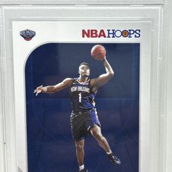 ZION WILLIAMSON PSA 9 RC 2019 Panini Hoops #258 Rookie