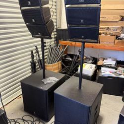 Bluetooth PRORECK Club 8000 | 8000W DJ/Powered PA Speaker System|18 inch subwoofer