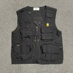 Carhartt Black Multi Pocket Work Vest
