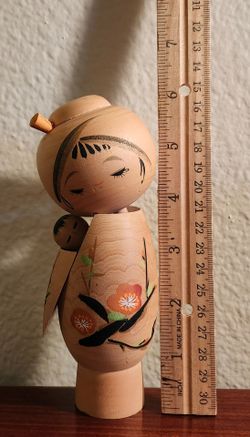 Wood Kokeshi Doll